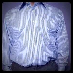 Kirkland blue dress shirt selling for $7.00